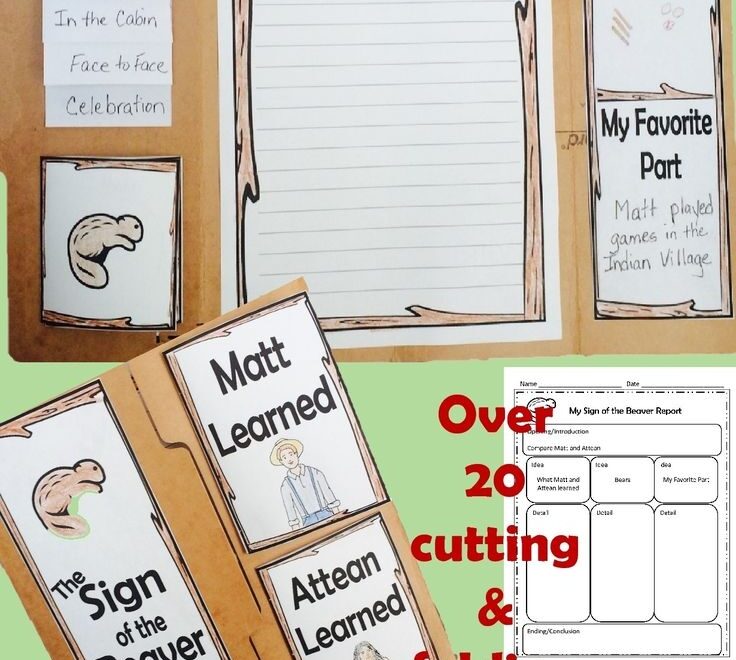 Sign Of The Beaver Lapbook
