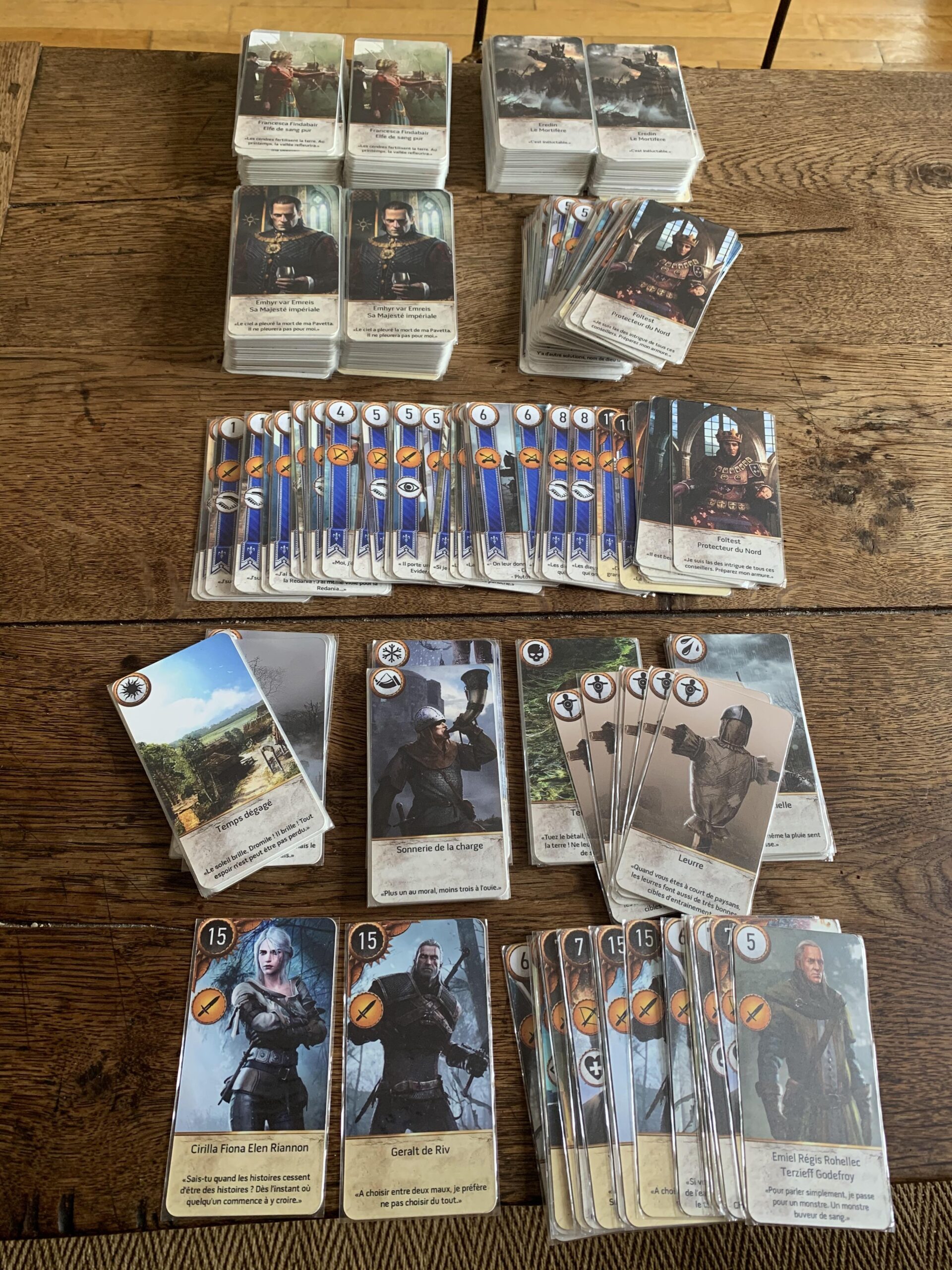 Some Times Ago I Printed All Gwent Cards From The Game To Play 