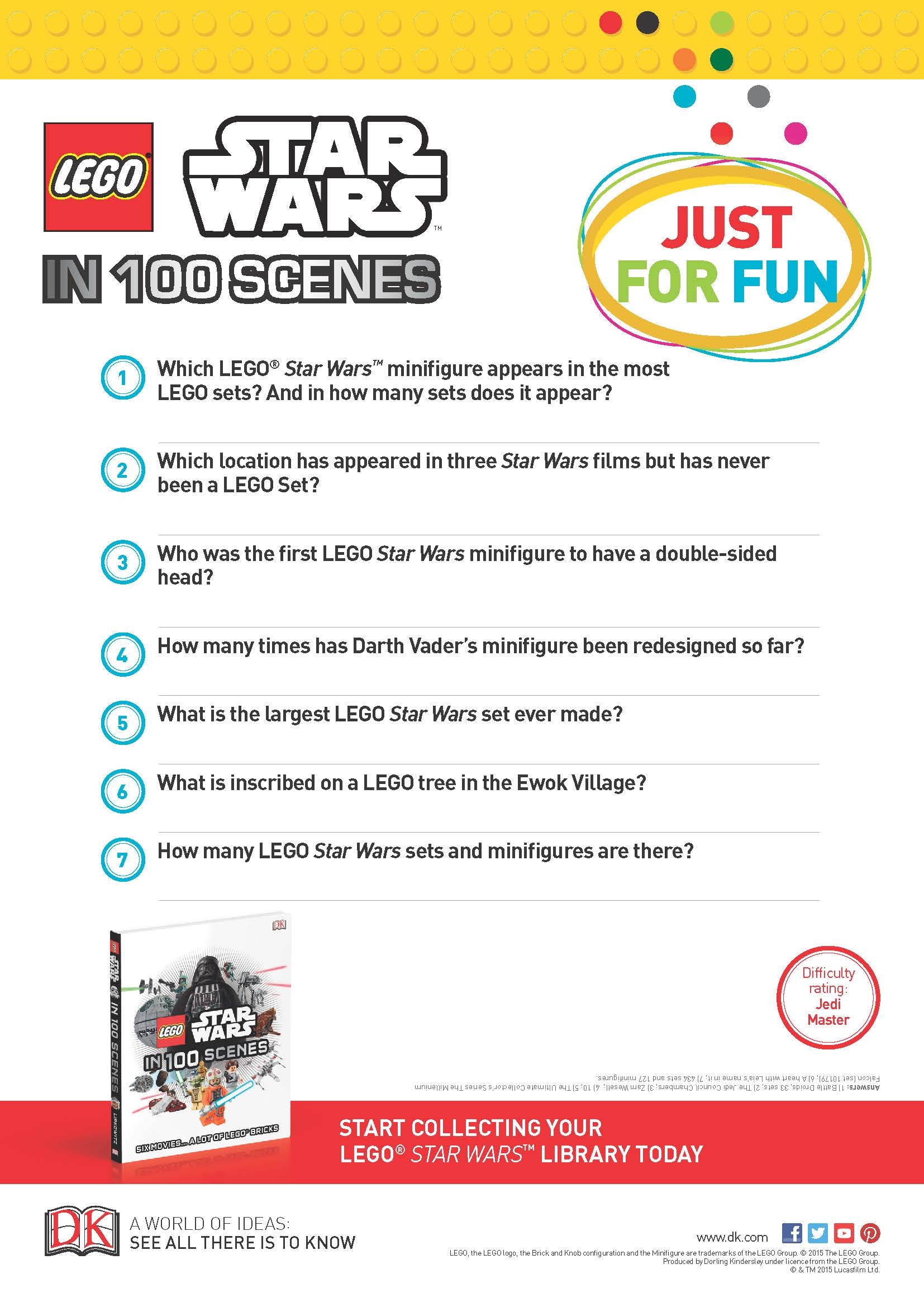 Star Wars Quiz And Answers Printable