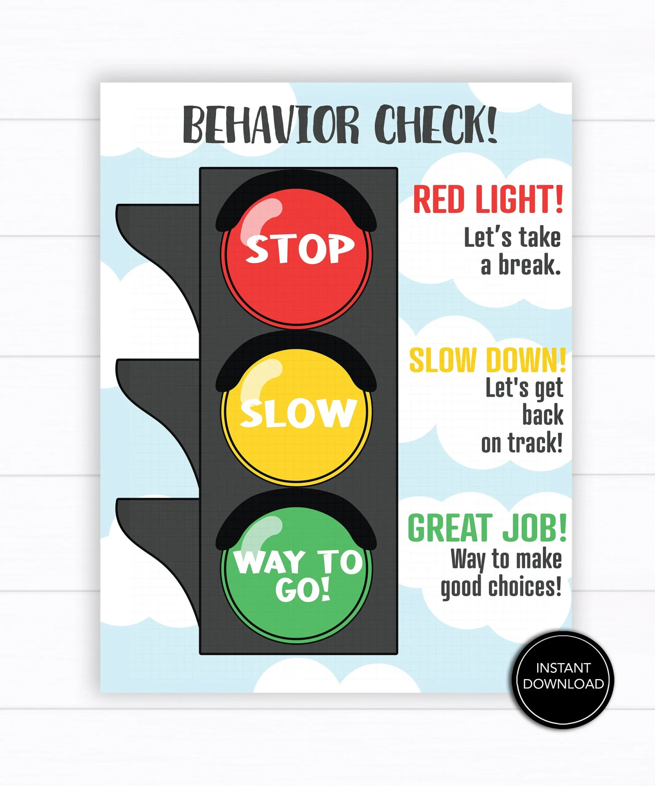 Stop Light Behavior Chart Printable Download BEHAVIOR CLIP CHART Traffic Light Chart Toddler Behavior Chart Kids Behavior Chart Stop Light Behavior Chart Printable Download BEHAVIOR CLIP CHART Traffic Light Chart Toddler Behavior Chart Kids Behavior Chart