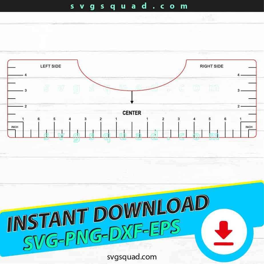 Printable Tshirt Ruler Guide Printable Tshirt Ruler Guide