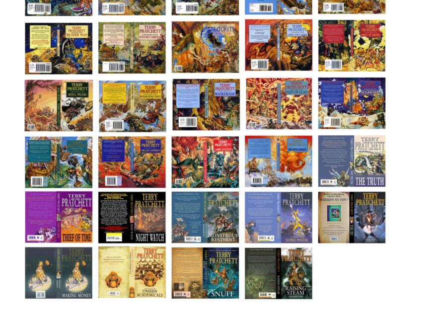 Tiny Cloud Dragon DIY Miniature Discworld Library