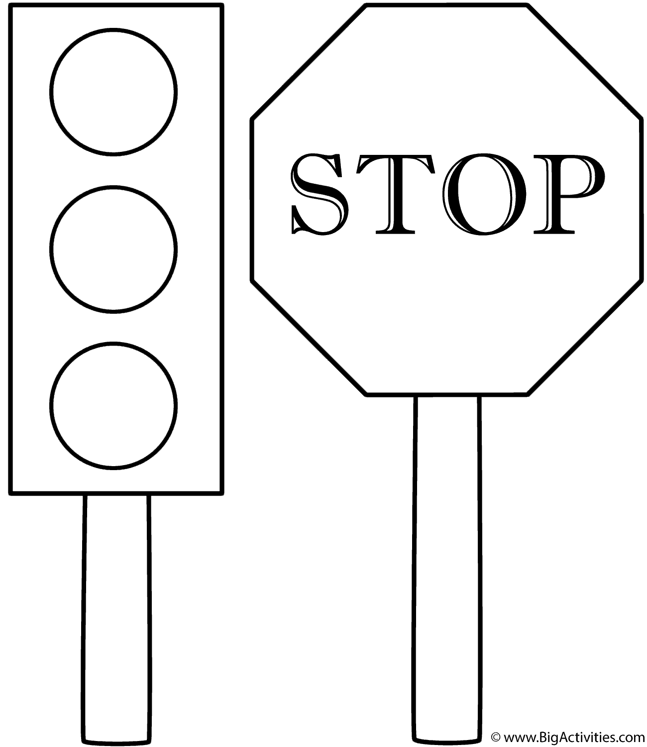 Stop Light Sign Printable Stop Light Sign Printable