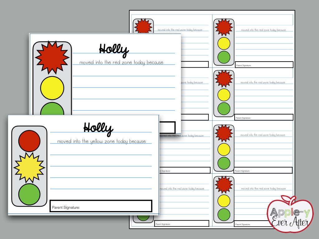 Traffic Light Behaviour Management WITH A FREEBIE Apple y Traffic Light Behaviour Management WITH A FREEBIE Apple y