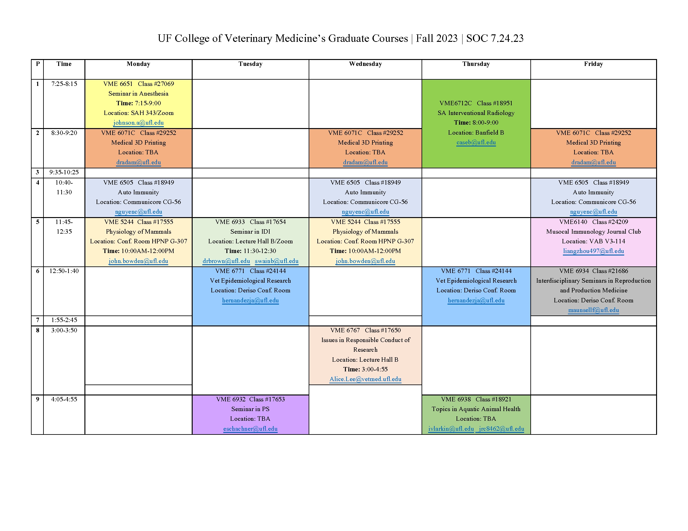 Uf Academic Calendar Productivity Calendar Template
