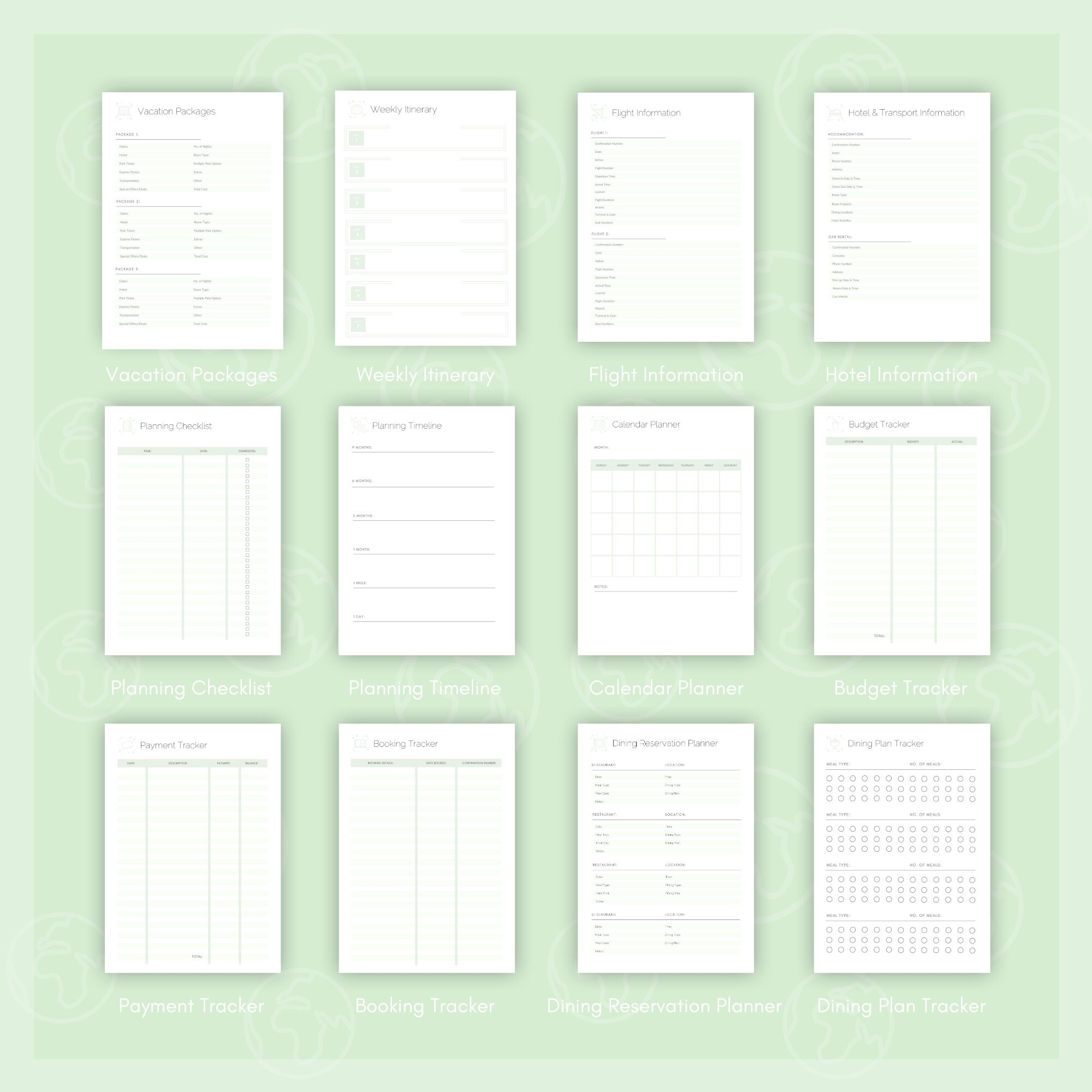 Universal Studios Planner Printables Universal Studios Planner Printables