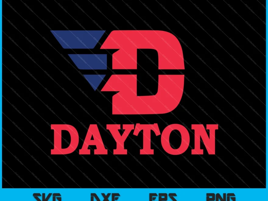 University Of Dayton Flyers UD Basketball SVG PNG Cutting Printable Files